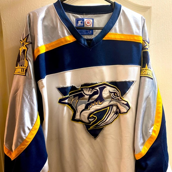 Nashville Predators Starter Jersey Large adult - Picture 1 of 10